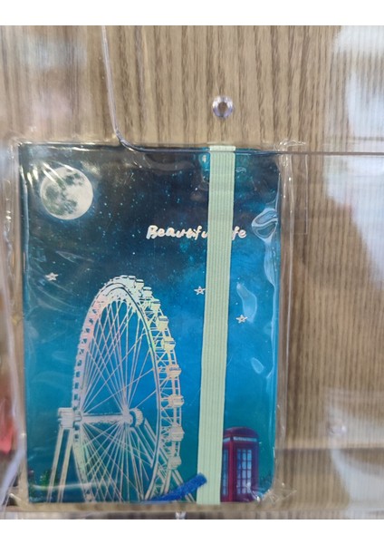 Ciltli Sert Kapak Mini Not Defteri Çizgili Defter A7 80GR 80YAPRAK ( 1 Adet )