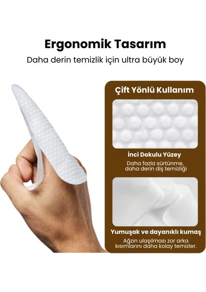 Diş Büyük Boy Mendil 60 Adet | Tartar Ağız Kokusu | Kedi Köpek | Nano Gümüş Içermez fiyatları