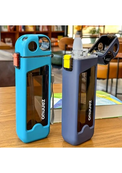 Dikdörtgen Su Sızdırmaz Plastik Matara 350 ml fiyatları