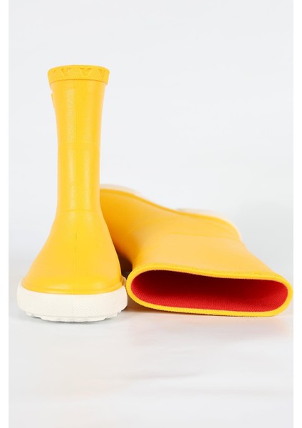 Nautic-F Yellow/white Çocuk Yağmur Çizmesi