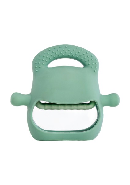 Koyu Yeşil Bebek Silikon Diş Kaşıyıcı modelleri