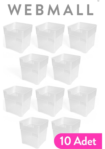 10 Adet Buzdolabı Kapak Içi Düzenleyici Organizer | Buzdolabı Içi Düzenleyici ve Banyo Organizer