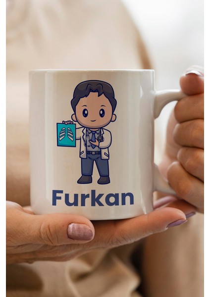 Doktor Yılbaşı Hediyesi Kişiye Özel Kupa Bardak