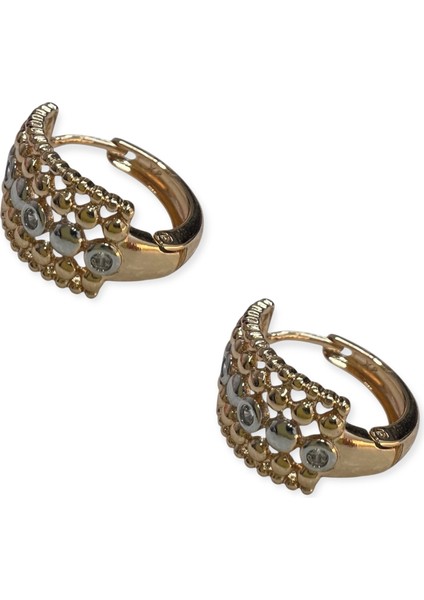 Helen Zirkon Taşlı Çelik Kadın Küpe fiyatları