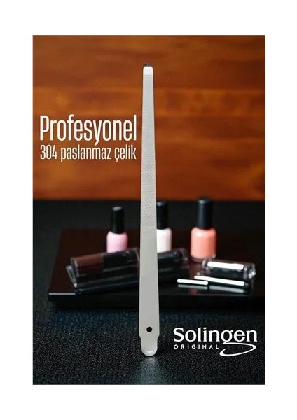 Tırnak Törpüsü - Sivri Uçlu Profesyonel 304 Çelik Tırnak Törpüsü Solingen Profesyonel