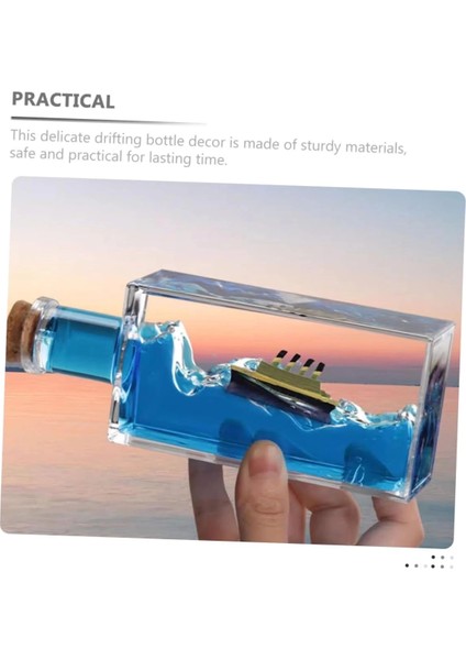 Batmayan Gemi Şişe Akvaryum ( Lisinya )