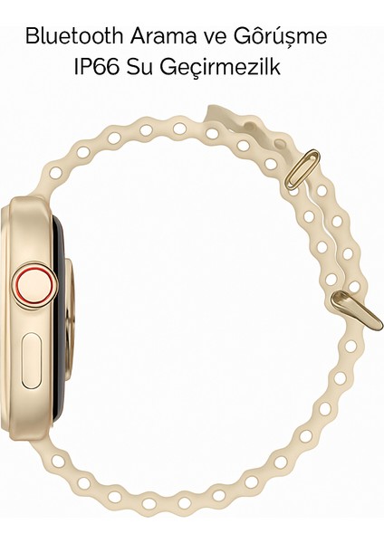 X-Wearsmart Akıllı Saat –ıps Ekranlı IP66 Sertifikalı Suya Dayanıklı Apple Android Uyumlu modelleri