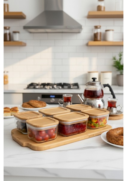 Enzo - 13 Parça Cam Kahvaltılık modelleri