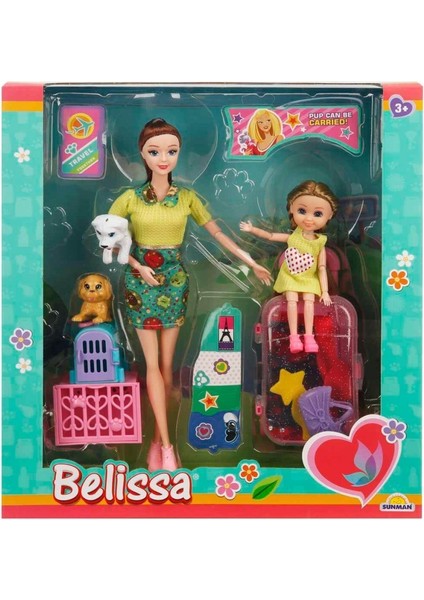 Belissa Yolculuk Zamanı Seti - Köpek Taşıma Çantalı - 51807 (Lisinya)