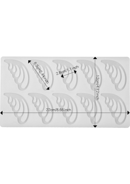 Silikon Kanat Şeklinde Çikolata ve Şeker Kalıbı 10 Lu fiyatları