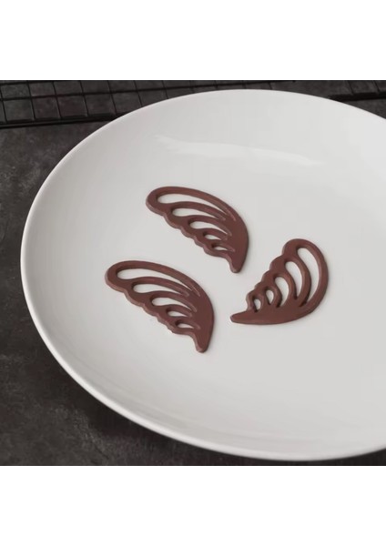 Silikon Kanat Şeklinde Çikolata ve Şeker Kalıbı 10 Lu fırsatları