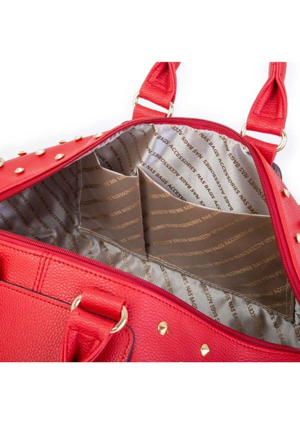 Kadın Zımbalı Geniş El Çantası modelleri