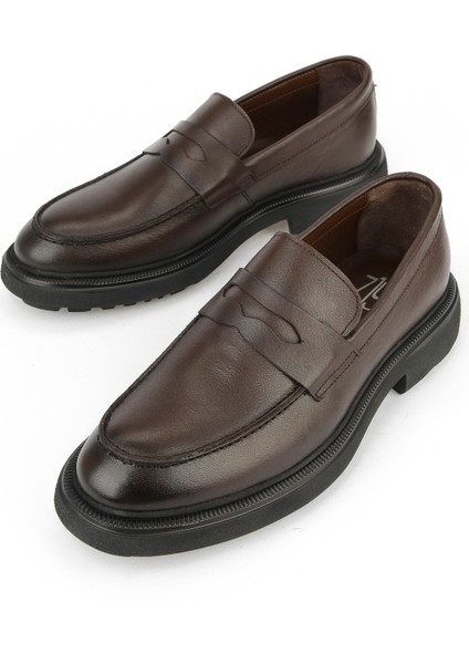 , Erkek Hakiki Deri Ayakkabı 1531007Z4206 Kahve indirimleri