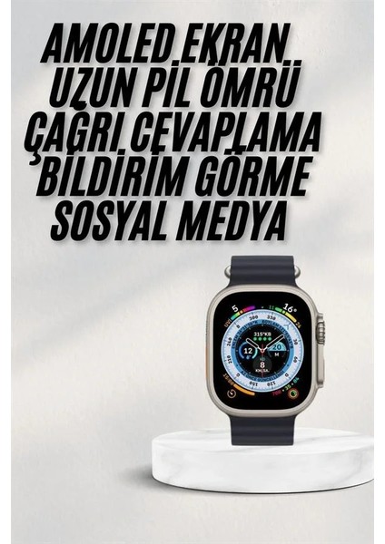 2025 Yeni Model Akıllı Saat Android ve Ios Uyumlu Çağrı Cevaplama