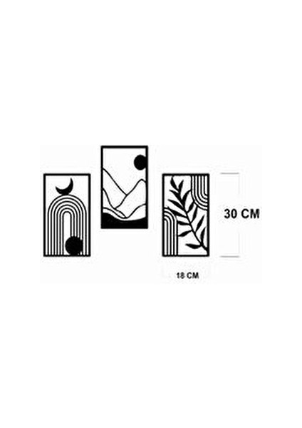 Siyah Duvar Dekoru Ev Antre Oturma Odası Içina Ahşap Tablo fırsatları