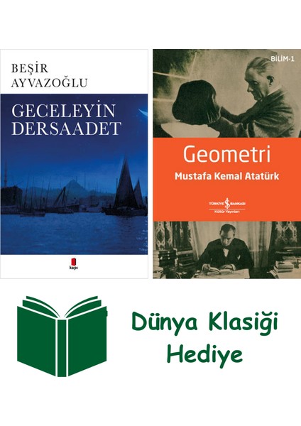 Geceleyin Dersaadet + Geometri + Dünya Klasiği Hediye