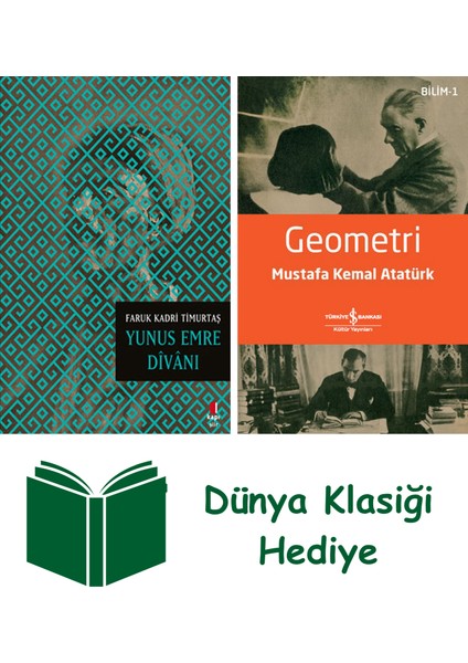 Yunus Emre Dîvânı + Geometri + Dünya Klasiği Hediye