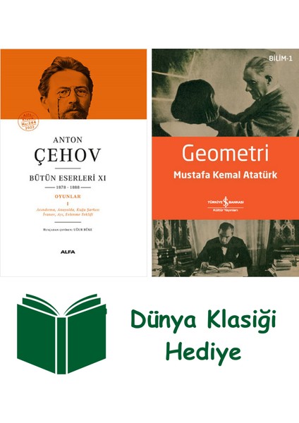 Anton Çehov Bütün Eserleri 11 (Ciltli) + Geometri + Dünya Klasiği Hediye