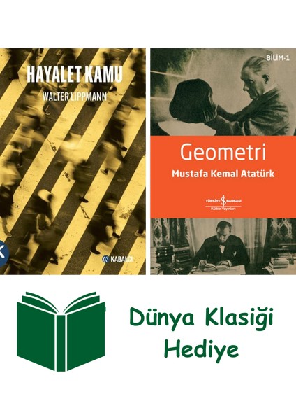 Hayalet Kamu + Geometri + Dünya Klasiği Hediye