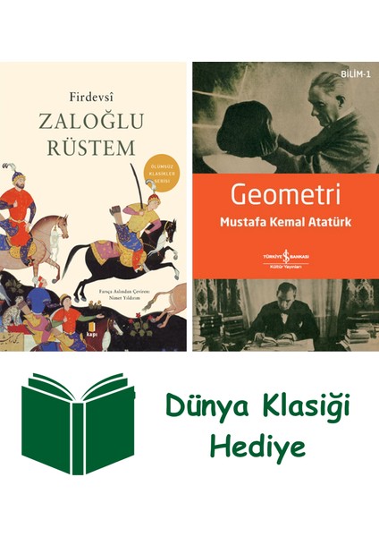 Zaloğlu Rüstem + Geometri + Dünya Klasiği Hediye