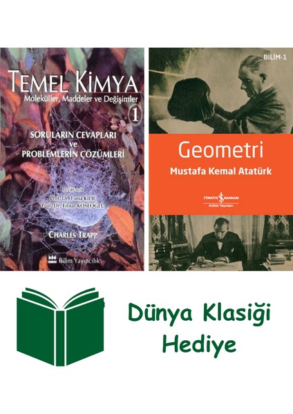 Temel Kimya 1 + Geometri + Dünya Klasiği Hediye