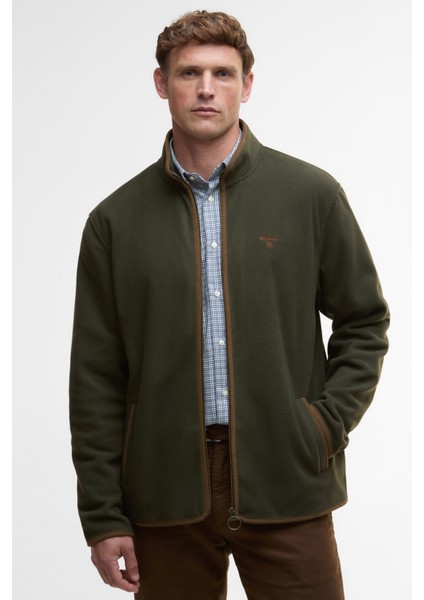 Harwood Zip Thru Polar OL51 Olive