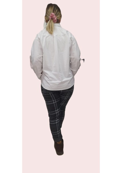 Italyan Ekoseli Bayan Pantolon modelleri