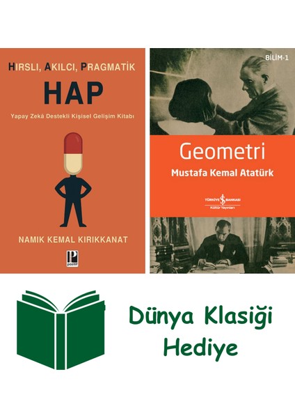 Hap + Geometri + Dünya Klasiği Hediye