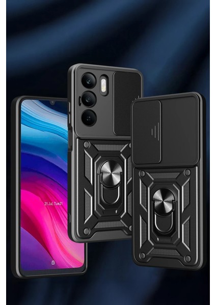 Realme C75 4g Kılıf Pars Lens Yüzüklü Silikon - Yeşil - FKU8000-2684 fiyatları