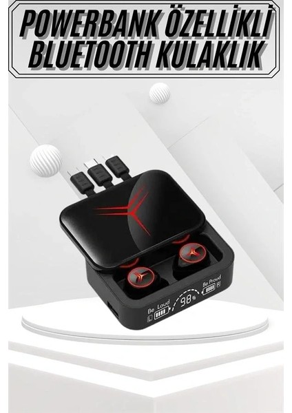Kablosuz Bluetooth Kulaklık Powerbank Özellikli Göstergeli Hd Mikrofon fiyatları
