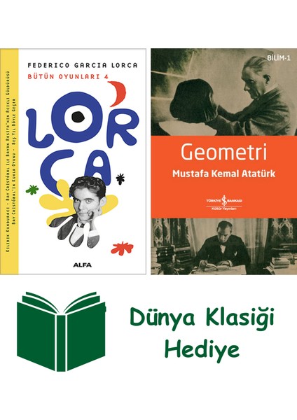 Lorca Bütün Oyunları 4 + Geometri + Dünya Klasiği Hediye