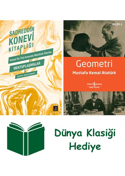 Konevi ile Tûsi Metafizik Üzerine Mektuplaşmalar + Geometri + Dünya Klasiği Hediye
