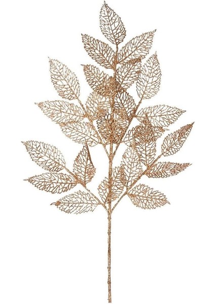 Yapay Simli Yaprak Dal Gold 90 Cm.