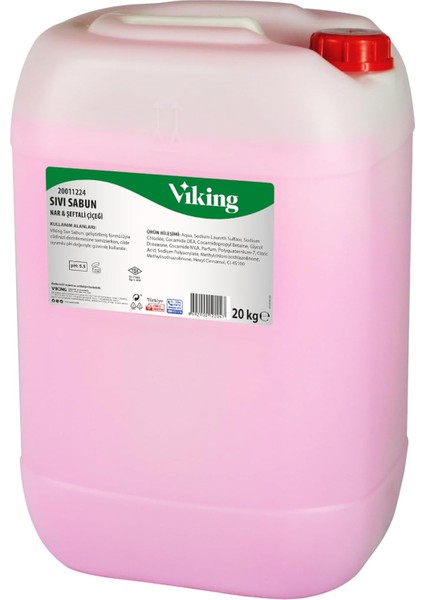 Viking Sıvı Sabun Nar&şeftali Çiçeği 20 Litre