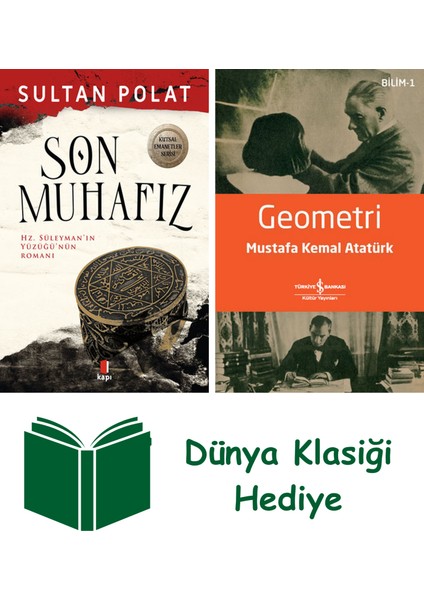 Son Muhafız - Hz. Süleyman’ın Yüzüğü’nün Romanı + Geometri + Dünya Klasiği Hediye