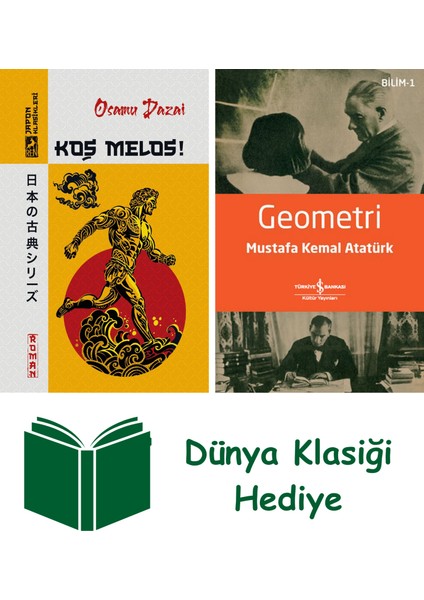 Koş Melos ! + Geometri + Dünya Klasiği Hediye