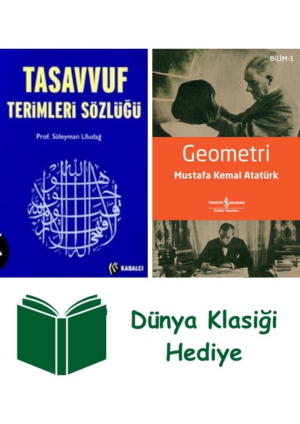 Tasavvuf Terimleri Sözlüğü + Geometri + Dünya Klasiği Hediye