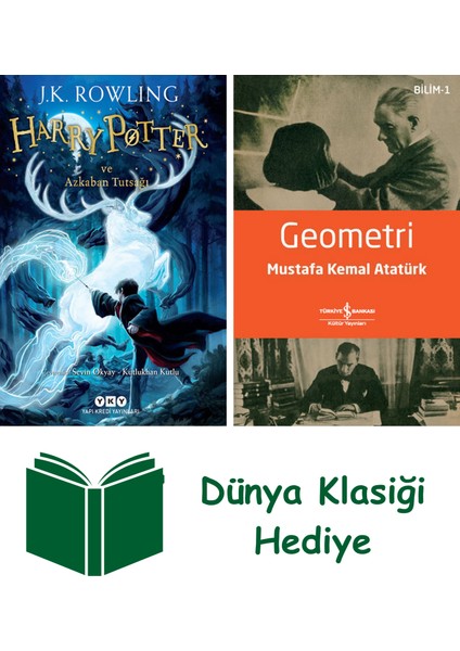 Harry Potter ve Azkaban Tutsağı + Geometri + Dünya Klasiği Hediye