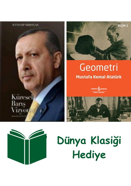 Küresel Barış Vizyonu + Geometri + Dünya Klasiği Hediye