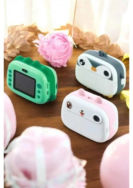 Çocuklar Için Özel Fotoğraf Makinesi Printer Kamera Taşınabilir Hd modelleri