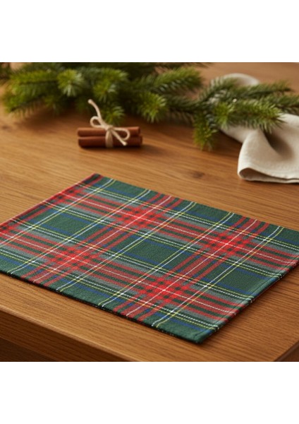 4 Adet Amerikan Servis,yılbaşı Temalı Amerikan Servis,yıkanablir Supla 32X42 cm fırsatları