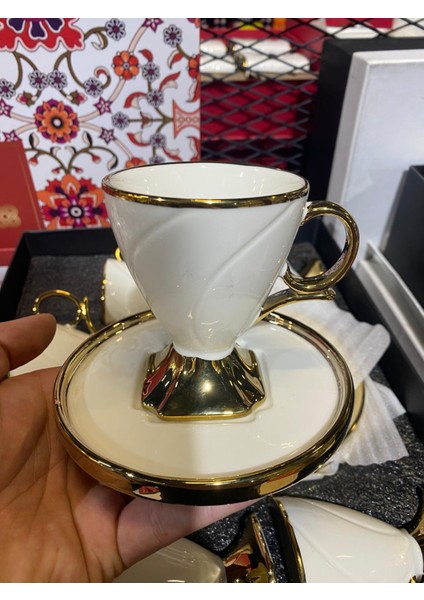 Bethany Gold Detaylı 6 Kişilik Kahve Fincan Takımı indirimleri