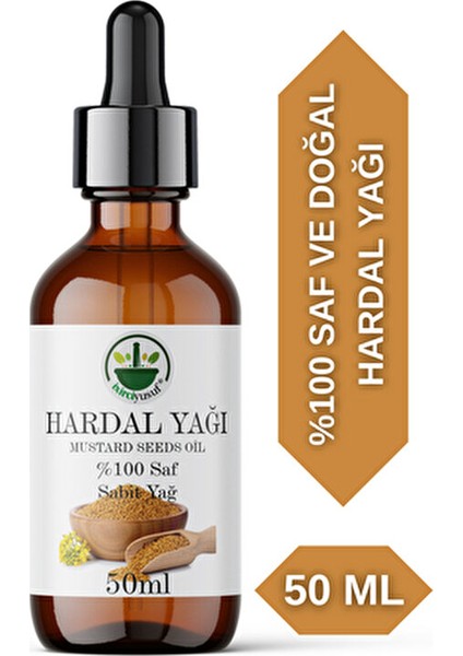 Soğuk Sıkım Hardal Yağı %100 Saf ve Doğal (50ML)