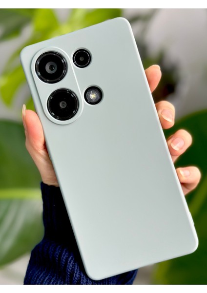 Redmi Note 13 4g Uyumlu Içi Kadife Lansman Esnek Silikon Kılıf