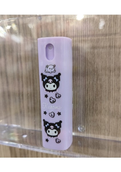 Kuromi Figürlü Plastik Parfüm/kolonya Şişesi Lila