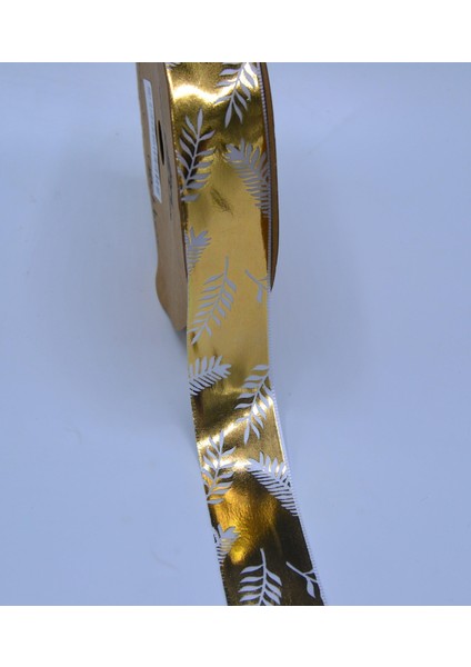 Yılbaşı Baskılı Kurdele 2.5 cm