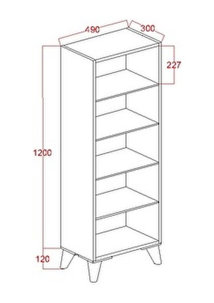 Kayra 2 Kapaklı 5 Raflı Boy Dolabı Çok Amaçlı Dolap Kiler Dolabı Mutfak Dolabı, Çam fırsatları