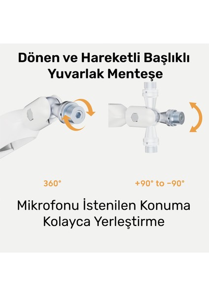 STD191LW Elysium Profesyonel Rgb Işıklı Amortisörlü Yayıncı Stüdyo Mikrofon Kolu fırsatları