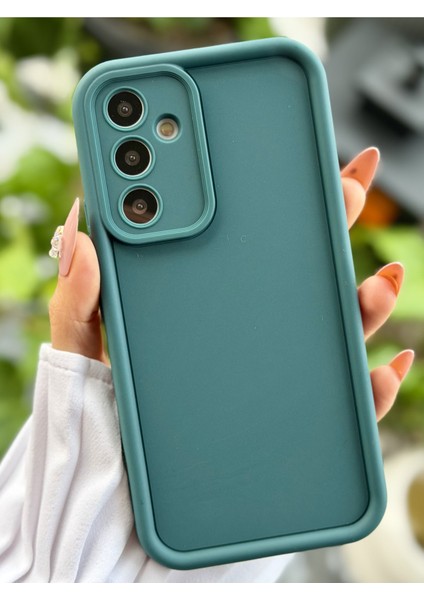 Galaxy A54 Uyumlu Mat Lansman Parmak Izi Bırakmaz Esnek Silikon Kılıf