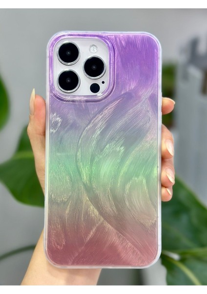 Iphone 14 Promax ve 15 Promax Uyumlu Shine Renk Geçişli Parlak Silikon Korumalı Kılıf fiyatları